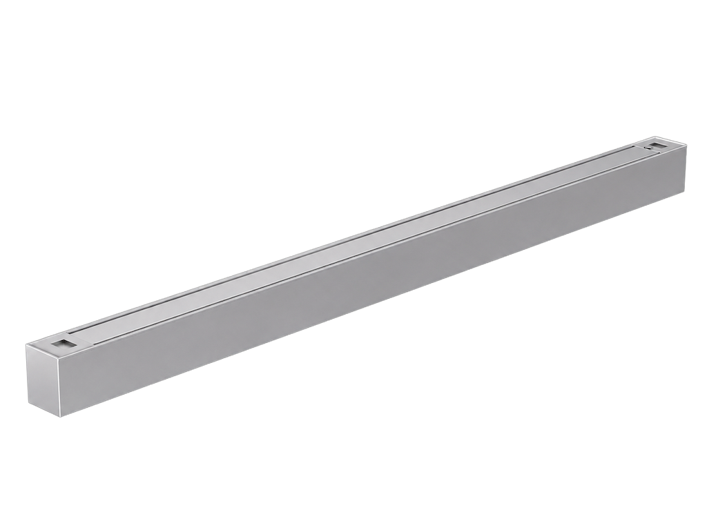 LED SQUARE armatur GRÅ. 40W. 3XCCT. UGR<19. 120 cm.