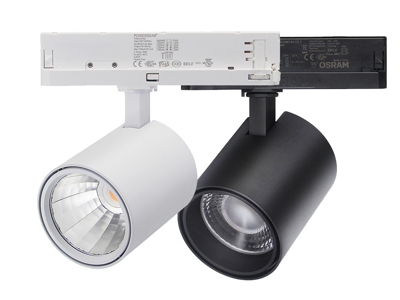 LED In-track skinnespot 30W, 3.000 eller 4.000 kelvin