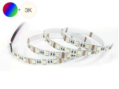 LED RGB strip 20m. 48V. 12W/m. 96LED/m. IP20