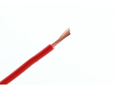 Ledning. blød rød 2.5mm 100 m