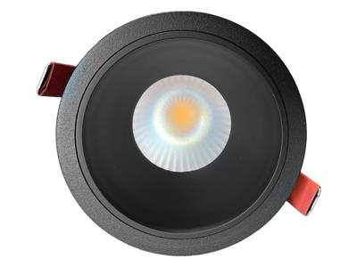 LED downlight SORT. 2700K. Ø:83mm. inkl. driver