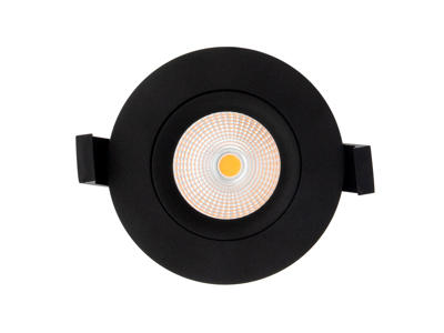 LED downlight SORT. dim2warm 2000K~3000K. Ø:93mm.