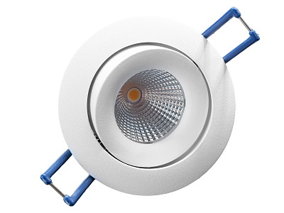 Noxion Torino Flow tiltbar downlight (Sand White) 7W inkl. dæmpbar driver