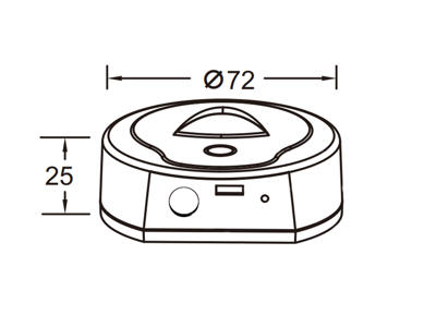 WiFi LED controller (WiFi til flere modtagere)