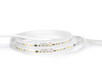 LED vandtæt 230V strip 15W/m. 120 LED/m. IP67. 10mm PCB