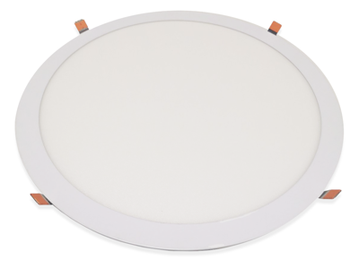 LED TrueColor indbygningspanel ø:450mm. 30W. NW