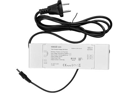 LED driver 24V 75W. Triac/Push dæmpbar. inkl. AC og DC adapter (35135)