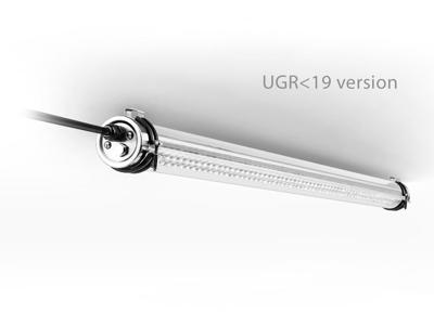 TIGHT-LUX LED armatur 150 cm. UGR19. CRI90. 50W. NW. 1-10V dæmpbar