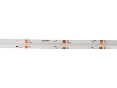 LightMore LED COB strip RGBW 16W/m. 24V. Ra95. 560LED/m. RGB+3000K. IP65. 12mm PCB. 20 cm. ledning i begge ender