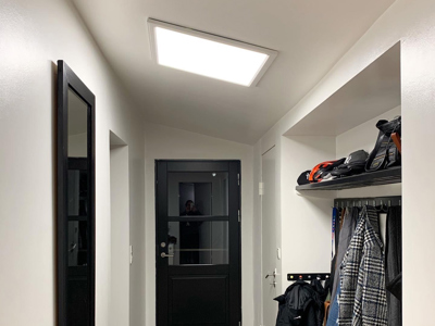 LED panel til påbygning